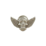 Sugar Skull Conchos Antique Silver Plate/Nickel Free - Zoom détaillé
