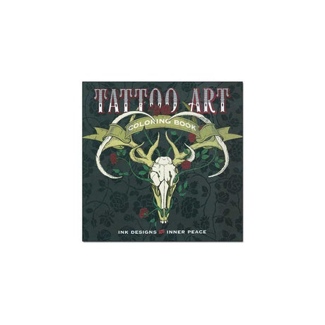 Tattoo Art Coloring Book - Fourniture maroquinerie cuir