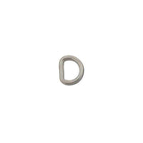 D-Ring aus Edelstahl