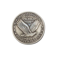 Eagle Quarter Concho Screwback 1" (25 mm)