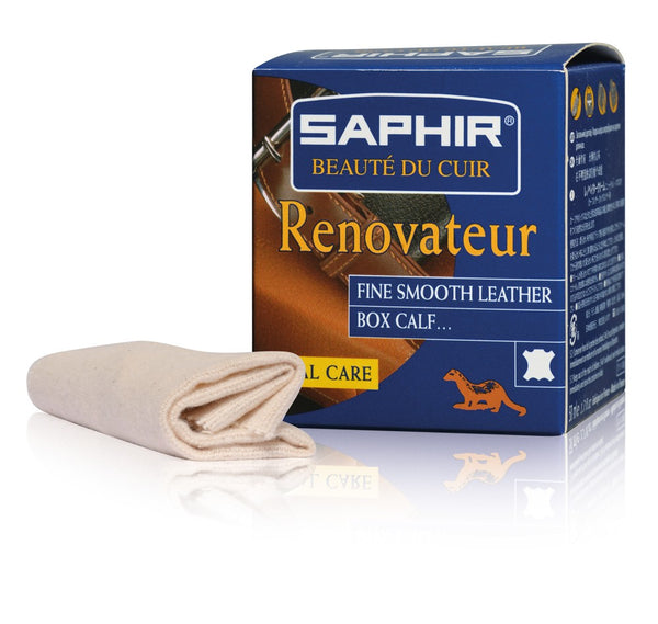 Rénovateur pour cuir 50 ml + chamoisine SAPHIR